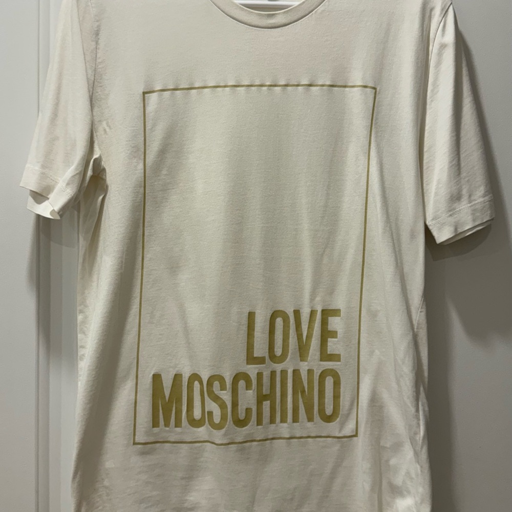 Love Moschino Cream T-Shirt View 2